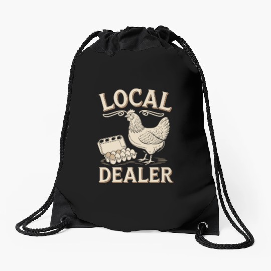 Egg Hunt Local Egg Dealer Easter Sunday Drawstring Bags