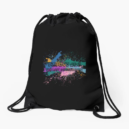 The Lost Commandment multi color Drawstring Bags