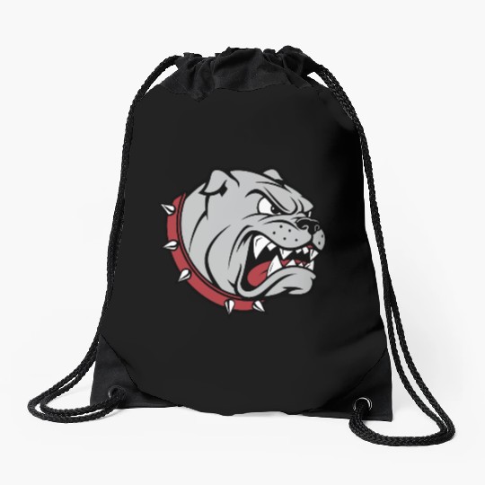 Unleash the Beast – Bulldog Power Graphic Drawstring Bags