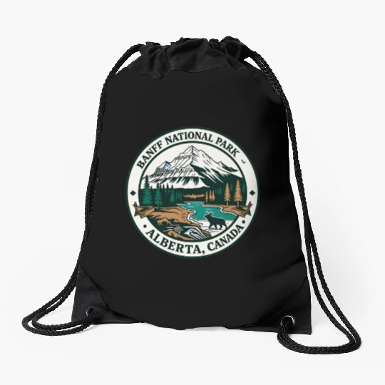 Banff National Park Alberta Canada Drawstring Bags