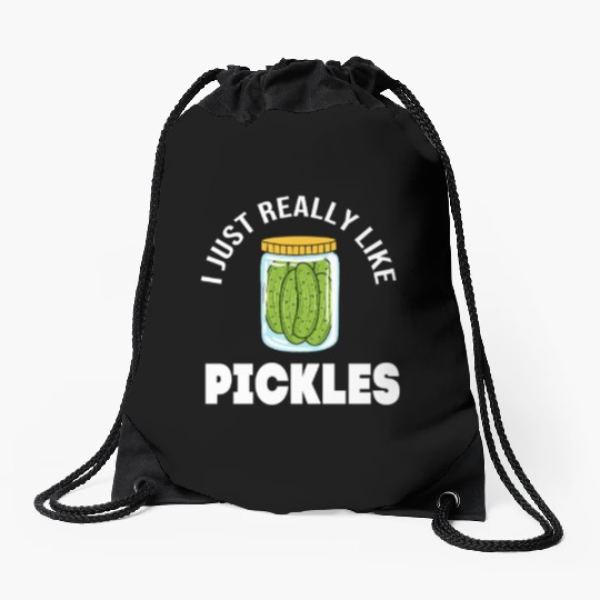 Pickles Fermented Food Cucumber Pickle Drawstring Bags