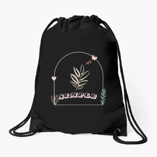 Simple Drawstring Bags in natural colors