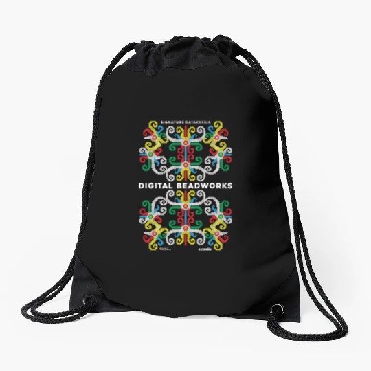 Digital Beadworks - Culture Art of Dayak Borneo Drawstring Bags