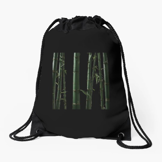 Tropical Bamboo Drawstring Bags