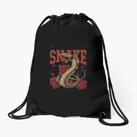 Snake Year of the Snake 2025 Tattoo Design Drawstring Bags