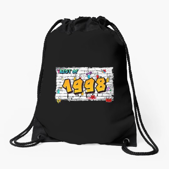 Bold 1998 Graffiti – 27 Years of Street Edge Drawstring Bags