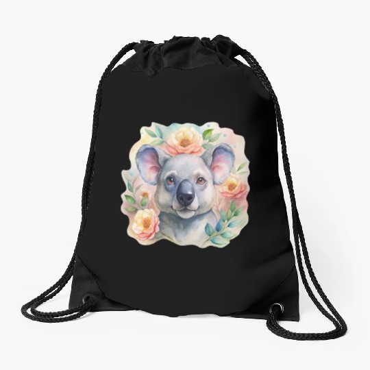 Bloo the Dreaming Koala Drawstring Bags