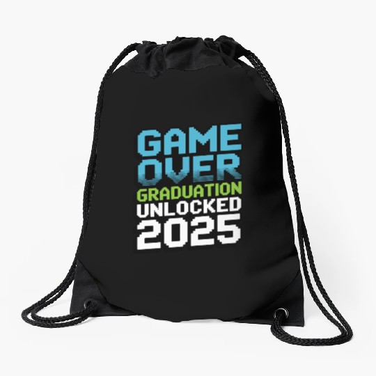 Game Over – Graduation Unlocked 2025 Drawstring Bags Gift
