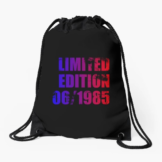 40th birthday Limited Edition 06/1985 Drawstring Bags
