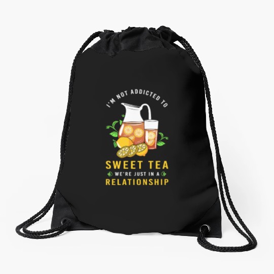 Morning Drink Sweet Tea Drawstring Bags
