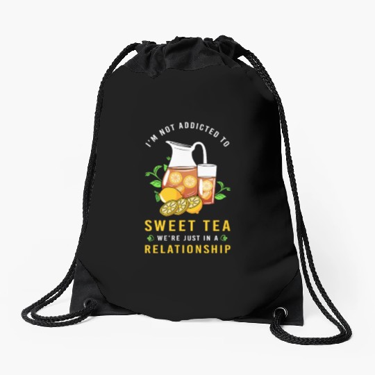 Morning Drink Sweet Tea Drawstring Bags