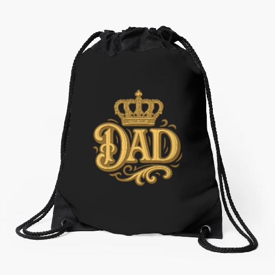 Royal Dad – Crown for Father's Day gift Drawstring Bags