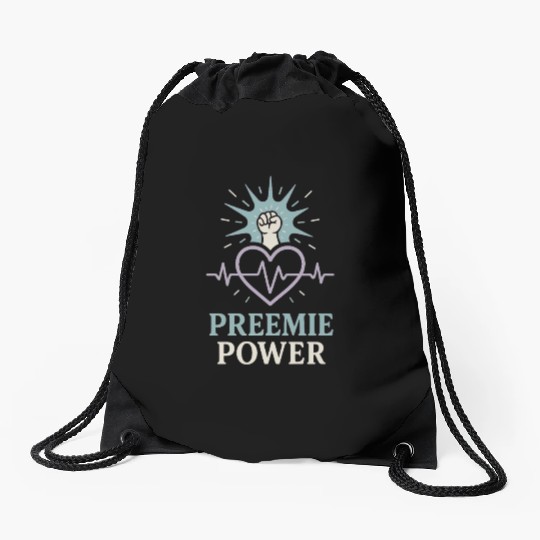 NICU Parent Pride Preemie Warrior Neonatal Drawstring Bags