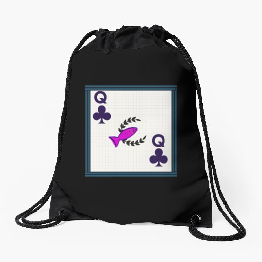 The Royal Fish Drawstring Bags