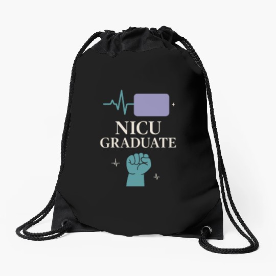 NICU Parent Pride Preemie Warrior Neonatal Drawstring Bags