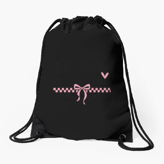 Effortless Hot Mess Drawstring Bags