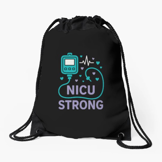 NICU Parent Pride Preemie Warrior Neonatal Drawstring Bags