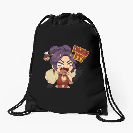 OniGiri AKA Giri Mario Party Style Sticker DAMN IT Drawstring Bags