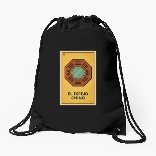 EL ESPEJO CHINO - THE CHINESE MIRROR - LA LOTERÍA Drawstring Bags