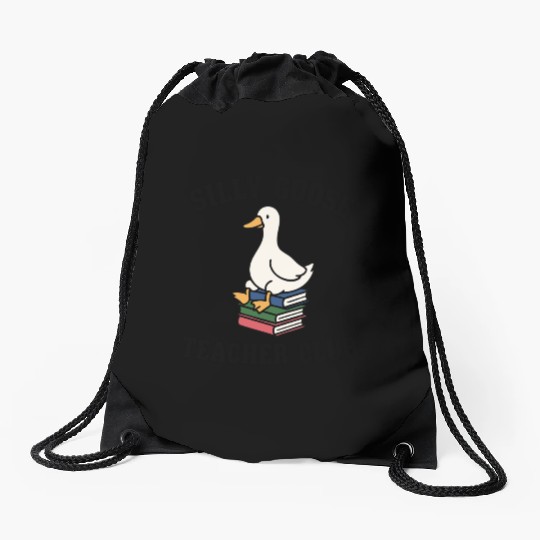 Silly Goose Teacher Club Back to School Drawstring Bags