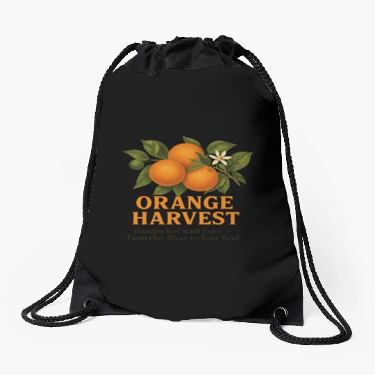 Sunkissed Groves Orange Harvest Drawstring Bags