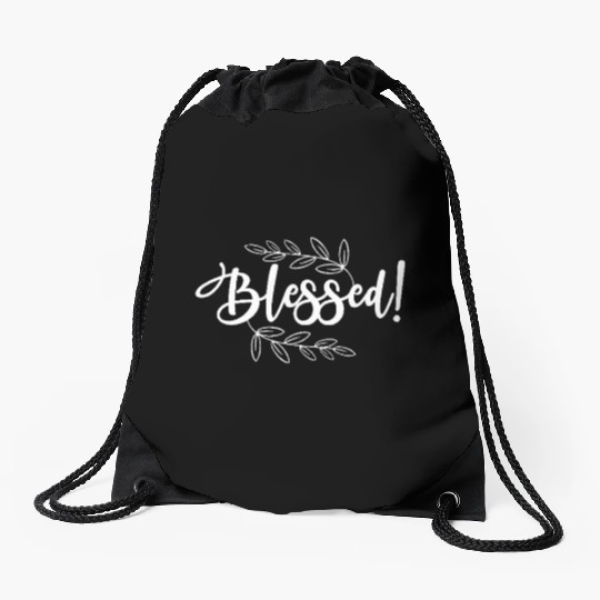 Saved with Amazing Grace Drawstring Bags | Christian Drawstring Bags