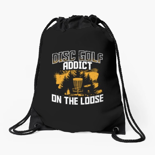 Disc Golf Ultimate Frisbee Drawstring Bags