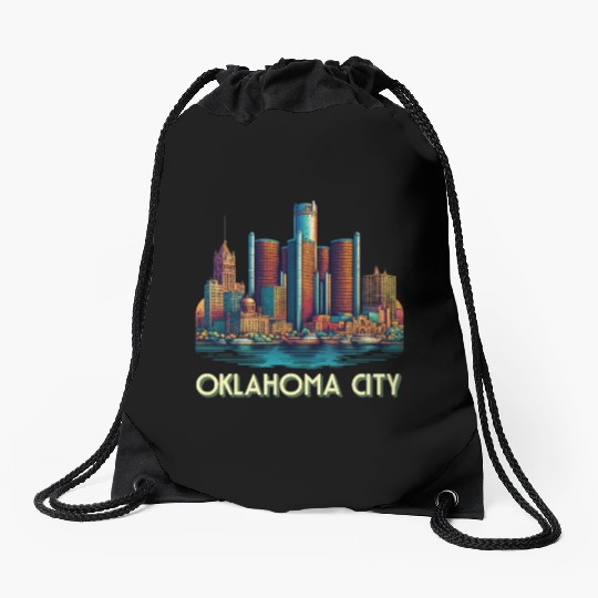 Oklahoma City Oklahoma USA Drawstring Bags