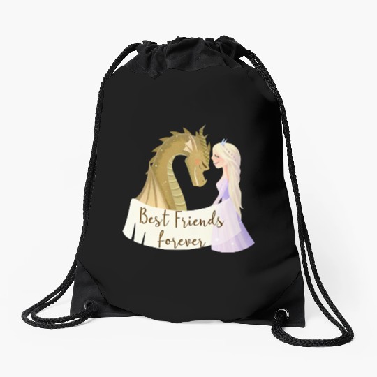 Twilight & Sparkles - Unlikely Besties Drawstring Bags