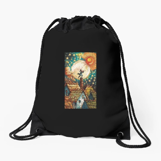Twilight Troubadour Drawstring Bags