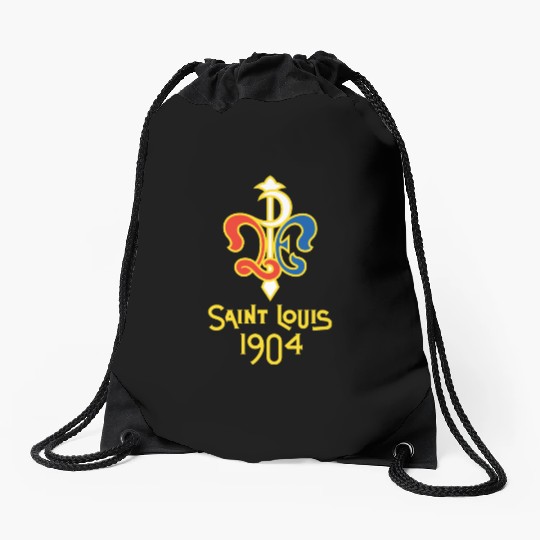 1904 St. Louis - Full Color Drawstring Bags