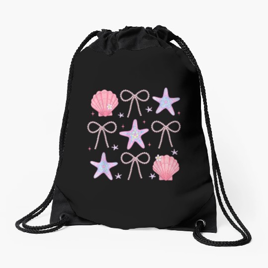 Under the Sea Sparkle Drawstring Bags