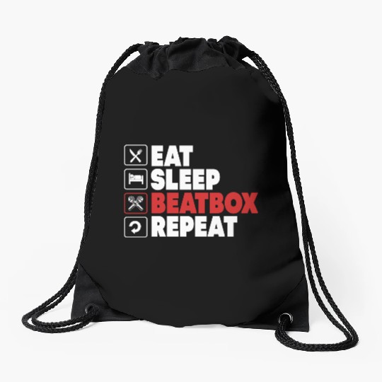 Beatbox Rap Battle Music Beatboxer Drawstring Bags