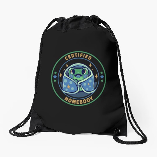 Certified Homebody Drawstring Bags