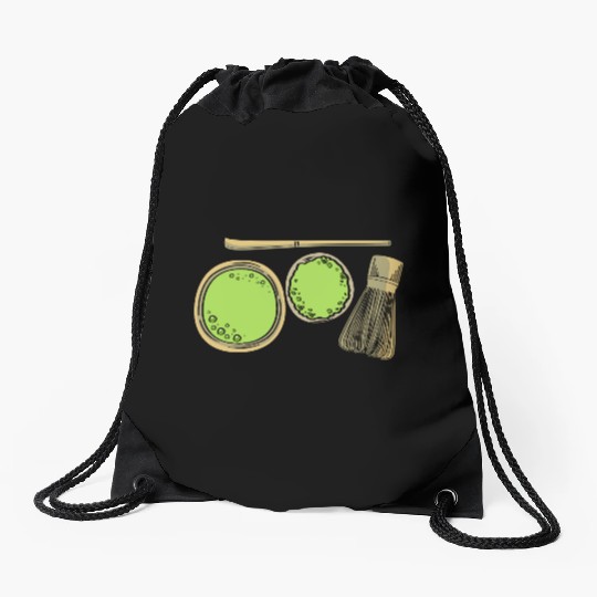 Matcha Japanese Tea Matcha Drawstring Bags
