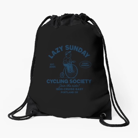 Lazy Sunday Drawstring Bags