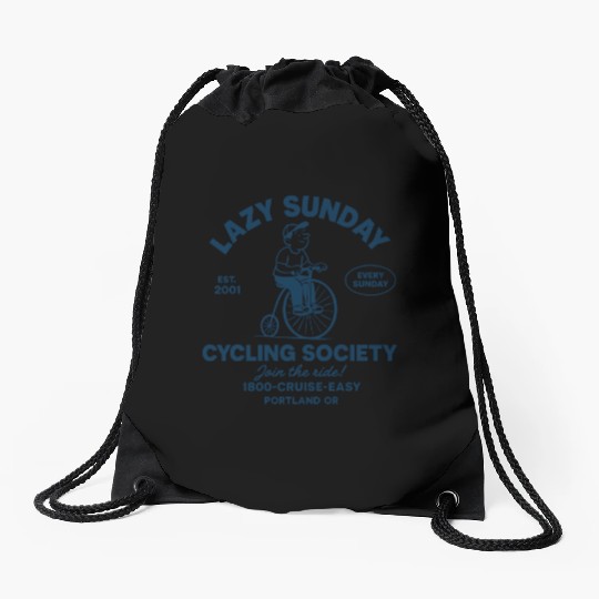Lazy Sunday Drawstring Bags