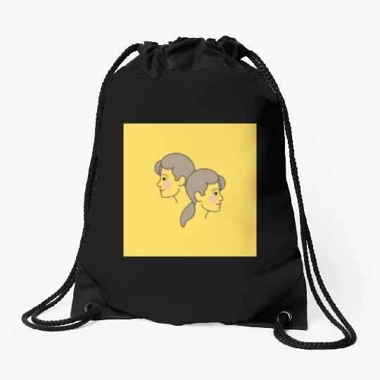 Serenity Star Signs - Gemini Drawstring Bags