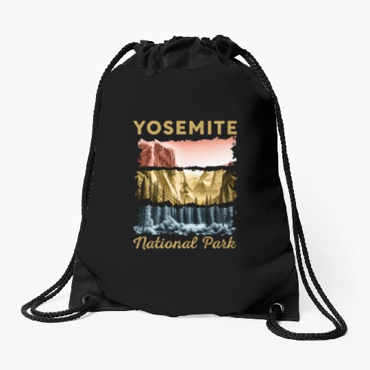 Yosemite National Park Drawstring Bags