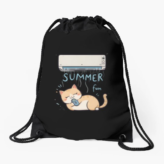 Funny Cat Drawstring Bags | Retro Cat Meme Drawstring Bags