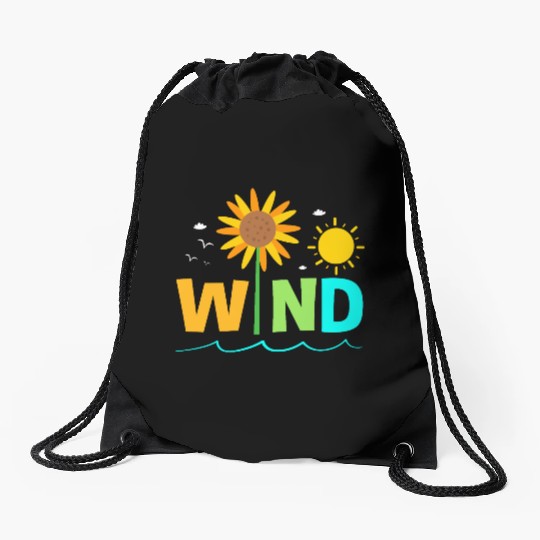 Wind Energy Renewable Energy Earth Day Drawstring Bags