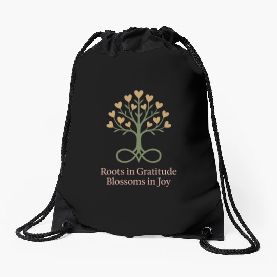 Gratitude Mindfulness Positive Affirmation Daily Drawstring Bags