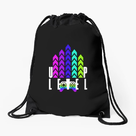 Level Up Gaming Drawstring Bags