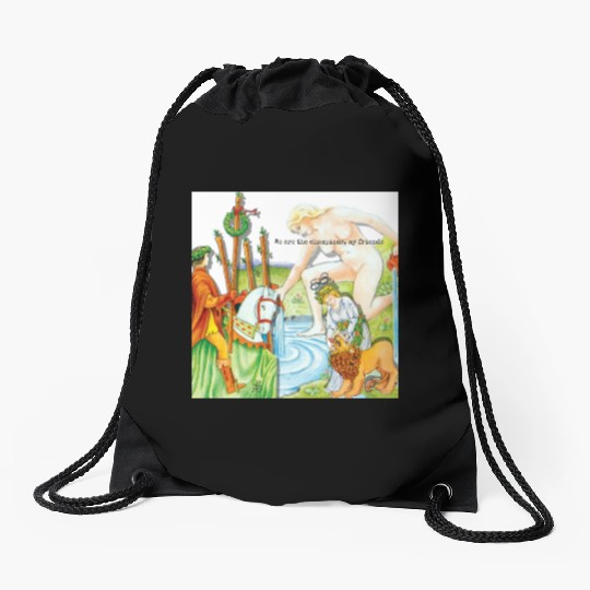 True Crime Tarot Everyday Items Drawstring Bags