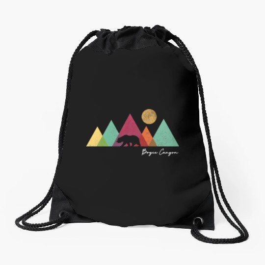 Bryce Canyon National Park Colorful Bear Mountains Drawstring Bags
