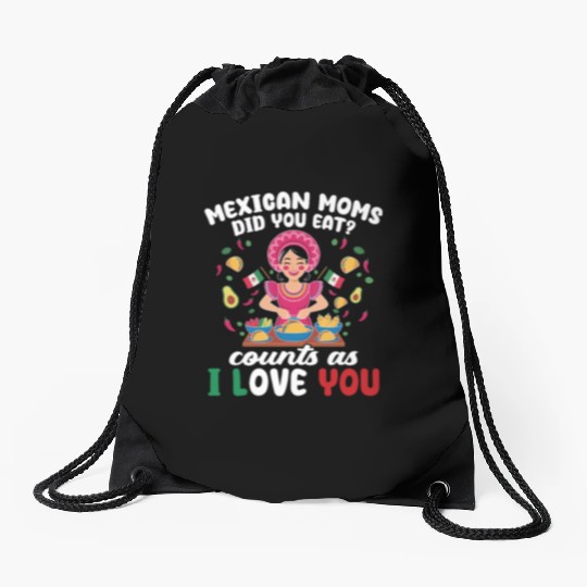 Mexican Moms Abuelita Grandma Food Gift Drawstring Bags