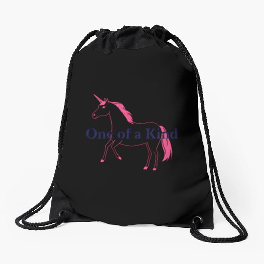 Celestial Unicorn One of a Kind Design Drawstring Bags
