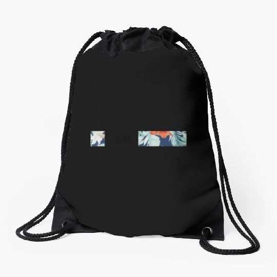 Tropical Botanical Bliss Drawstring Bags