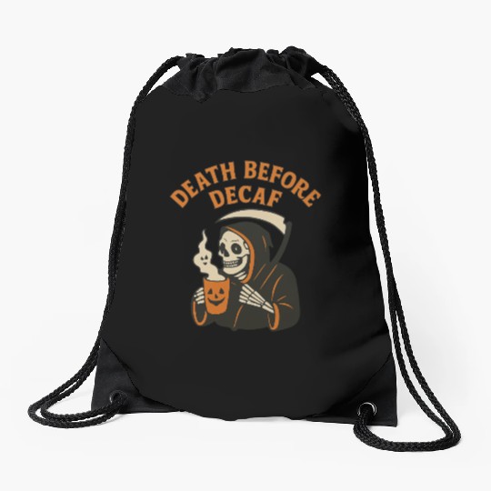 Funeral Halloween Tribute Drawstring Bags
