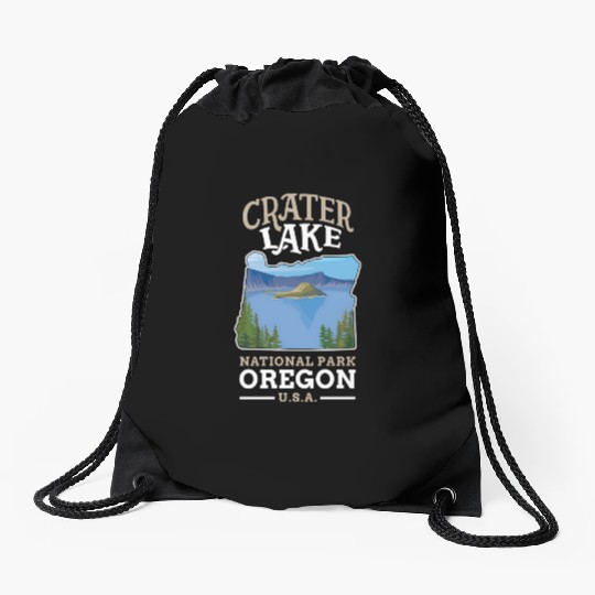 Crater Lake National Park US Oregon Drawstring Bags